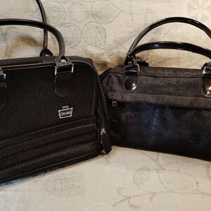 Gift 2pc Set Caboodles Black Travel Bags for Women